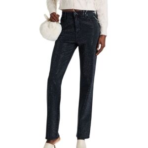 Jonathan Simkhai Crystal Trevor High Rise Jeans